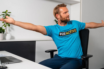 #BeActive im Arbeitsalltag mit Julius Brink, Bild: DTB